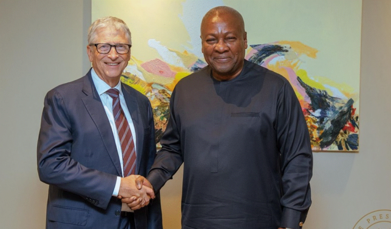 Mahama And Bill Gates Discuss Ghana’s Health Sector Reforms Ahead Of Gavi Vaccine Funding Summit