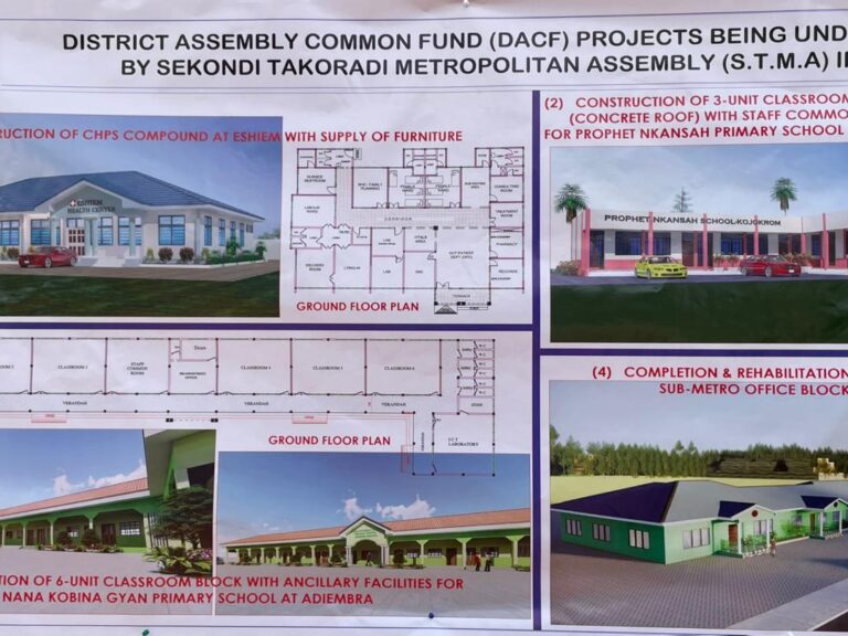 STMA Cuts Sod For 21 Development Projects Across Sekondi-Takoradi Metropolis